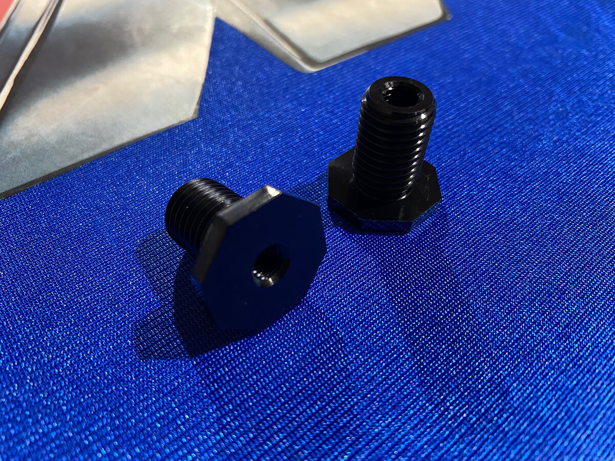 Adapter screws for Gr.A front strut brake ducts • Muzzi Motorsport Telfs  Tirol